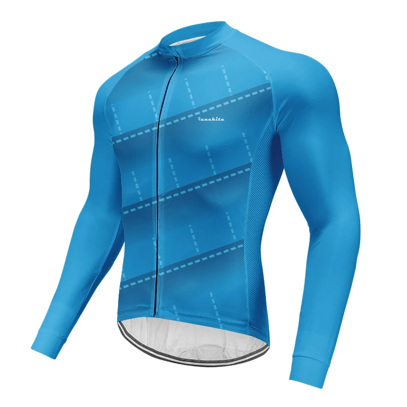 Runchita велокофты мужские Ropa Ciclismo Hombre с длинным рукавом Джерси roubaix maillot bicicleta Pro Team велосипедная одежда - Цвет: G