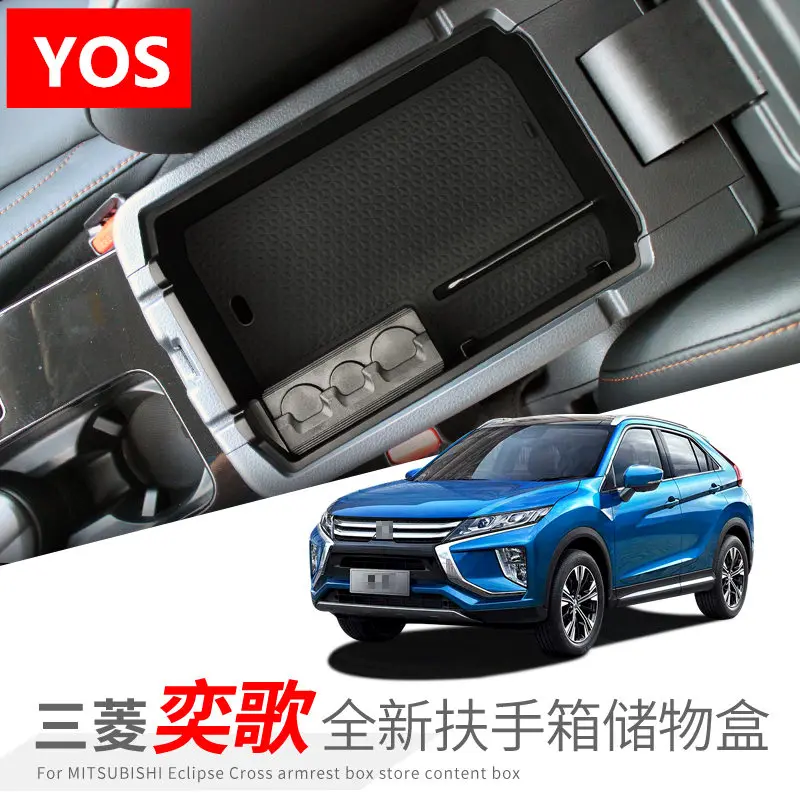 

For Mitsubishi Eclipse Cross 2018 armrest box storage box Eclipse Cross central interior storage box modification