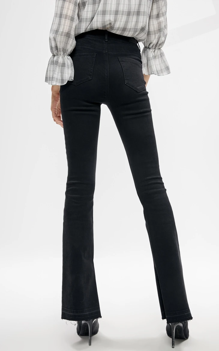Vero Moda новые женские слегка расклешенные джинсы с разрезами | 319332513