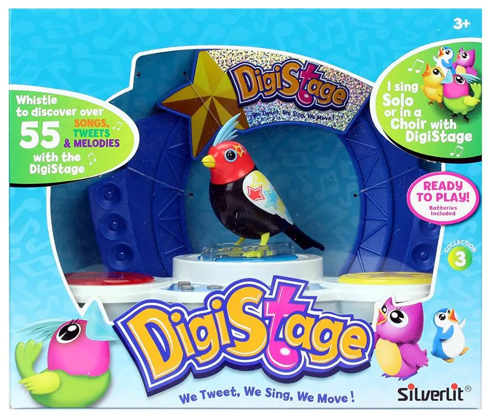 Silverlit Digi Birds Stage Digistage Electronic Music Sing Solo or Choir Interactive Kids Gift