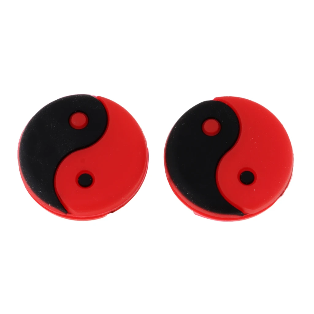 2 Pieces Tai Chi Tennis Racquet Shock Absorber Vibration Dampeners Damper