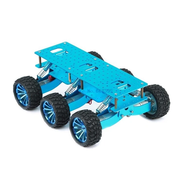 A2-- 6WD Smart Car Chassis Mount Shock for Arduino WIFI Car Off-road Climbing For Raspberry Pi