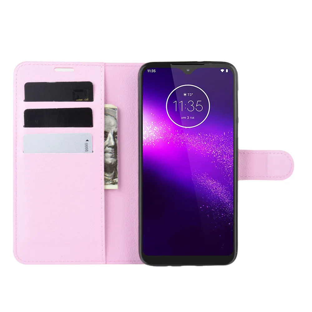 Для Motorola Moto One макро Чехол кошелек из искусственной кожи чехол s для Moto One макро откидной Чехол с подставкой слот для карт функциональный чехол для телефона