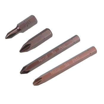 

uxcell Phillips Screwdriver Bits Hex Shank Length Magnetic Screw Driver S2 Alloy Steel Screwdriver Bit Reddening PH1/2/3