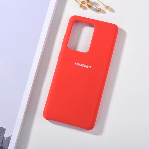 Samsung Galaxy S20 plus S20 Note 20 Ultra liquid silicone case S20 FE A21s mobile phone cover for S20+ Note 20+ Shells