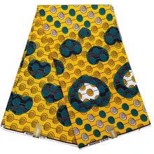 6 ярдов гарантированный настоящий голландский воск Африканский настоящий воск для шитья ткань настоящий воск Высокое качество F895