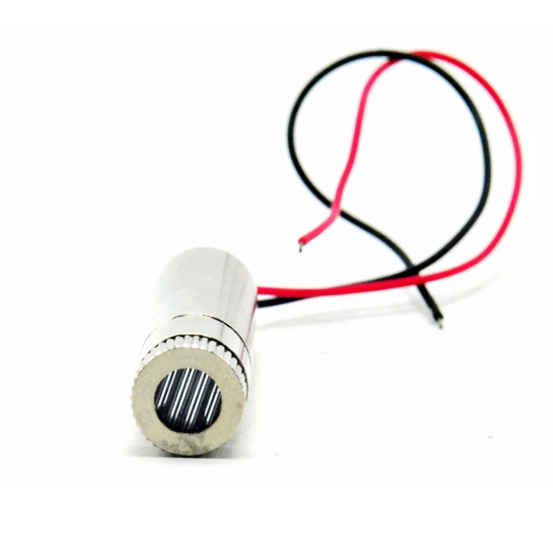 Focusable Infrared IR Laser Diode Module 25mw 808nm 810nm 12x40mm DIY Lab with 120° Line Lens
