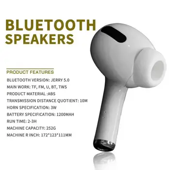 

Giant Headset Speaker Wireless Bluetooth Earphone Speaker big Portable Outdoor 3D Stereo Music Loudspeaker Support TF FM AUX Mic