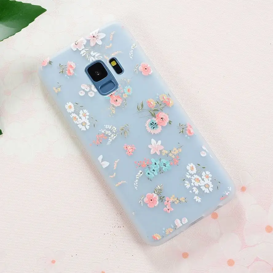 LCHULLE 3D Flower Silicone Case for Samsung Galaxy S20 Ultra S10 S9 S8 Plus Fashion Floral Slim Soft Phone Back Cover Coque Etui LCHULLE 3D Flower Silicone Case for Samsung Galaxy S20 Ultra S10 S9 S8 Plus Fashion Floral Slim Soft Phone Back Cover Coque Etui