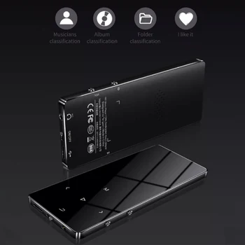 

IQQ X3 1.8inch bluetooth MP3 Player FullTouch Screen HIFI Lossless 16G Music MP3 Player Support FM E-Book Walkman