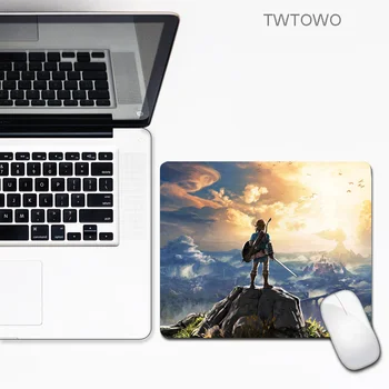 

21*26cm The Legend of Zelda Mouse pad Gamer Durable Otaku Gaming Mousepad Rubber Locking Edge Soft Office Mat Gift