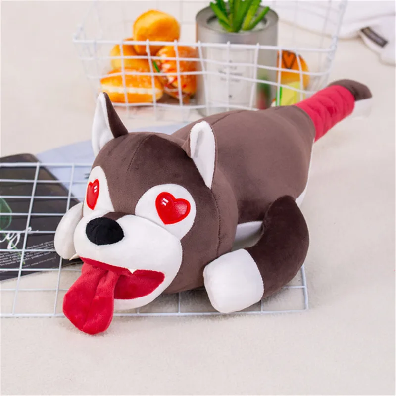 New Sharks Whale Crocodile Chimpanzee Puppy Dog Plush Toys Funny Cartoon Animals Knocks Back Massage Hammer Stuffed Dolls (10)