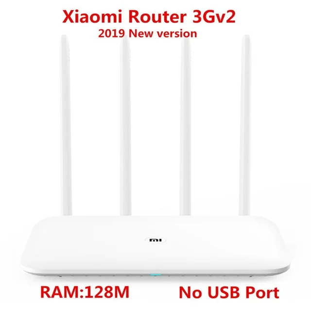 Белый Xiaomi mi WiFi беспроводной маршрутизатор 3g V2 1167 Мбит/с WiFi повторитель 4 антенны флэш-память 128 МБ память приложение управление mi беспроводной маршрутизатор - Цвет: Белый