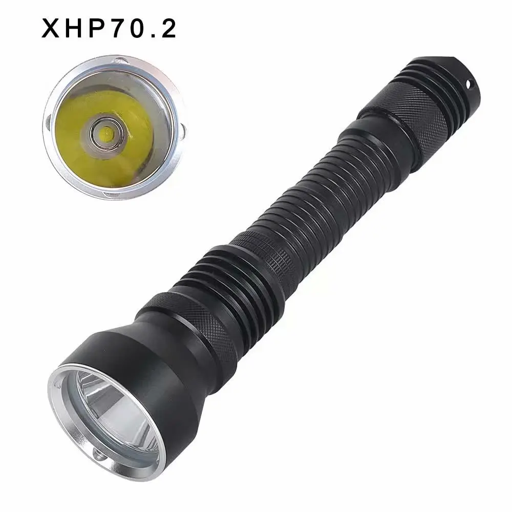 XHP70.2 6800 люмен светодиодный Белый свет подводный 100 м водонепроницаемый фонарь