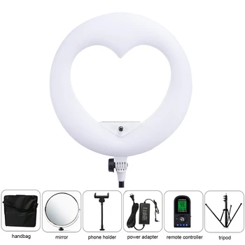 

Ring Light Lamp 18inch with Tripod Yidoblo LV-960EII 96W Studio Photo Lamp 45cm Photography Lighting 3200K-5500K Bi-color