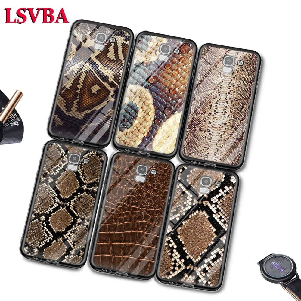

Yellow Gold Snake skin For Samsung Galaxy J2 J3 J4 J5 J6 J7 Plus Core 2018 2017 2016 Super Bright Glossy Phone Case Cover