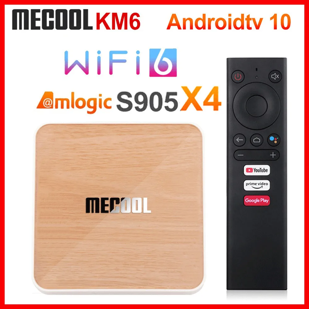 Set Top-Box Deluxe-Edition Km6 Classic Mecool-Km6 Smart Android Amlogic S905x4 4K ATV