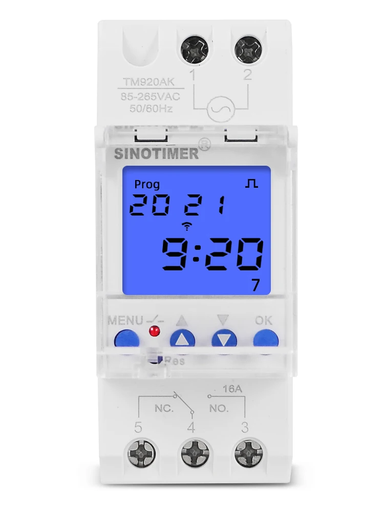 TM920AKL Electronic 3 IN 1 Digital 7 Days Programmable Timer Switch With Pluse Countdown Function Din Rail Time Relay 85-265VAC 2