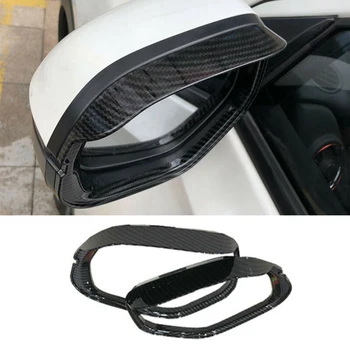 

Durable And Practical Carbon Fiber Color Side Door Mirror Rain Visor Guard Trim For Honda Civic 2016+