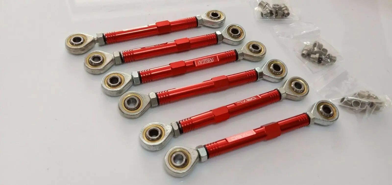 Площадь rc сплав cnc Нулевой зазор шаровой тяги шаровой шарнир с наконечником тяги для Losi DBXL-e