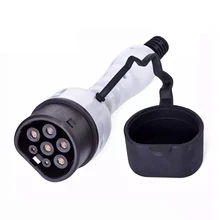 Переходник для EV-разъема типа 2, переходник для зарядного устройства для EV IEC 62196, 16 А, 32 А Переходник для EV-разъема типа 2, переходник для зарядного устройства для EV IEC 62196, 16 А, 32 А