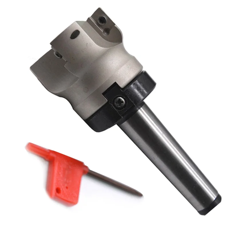 

2019 New Durable Alloy Steel BAP 400R-63-22 -4F Indexable Face Milling Cutter + MT3 FMB22 Rod Line Handle
