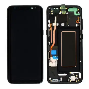 

Repair Mobile Phone Practical Capacitive Screen Digitizer Kit LCD Display With Frame Easy Install Portable Parts For Samsung S8