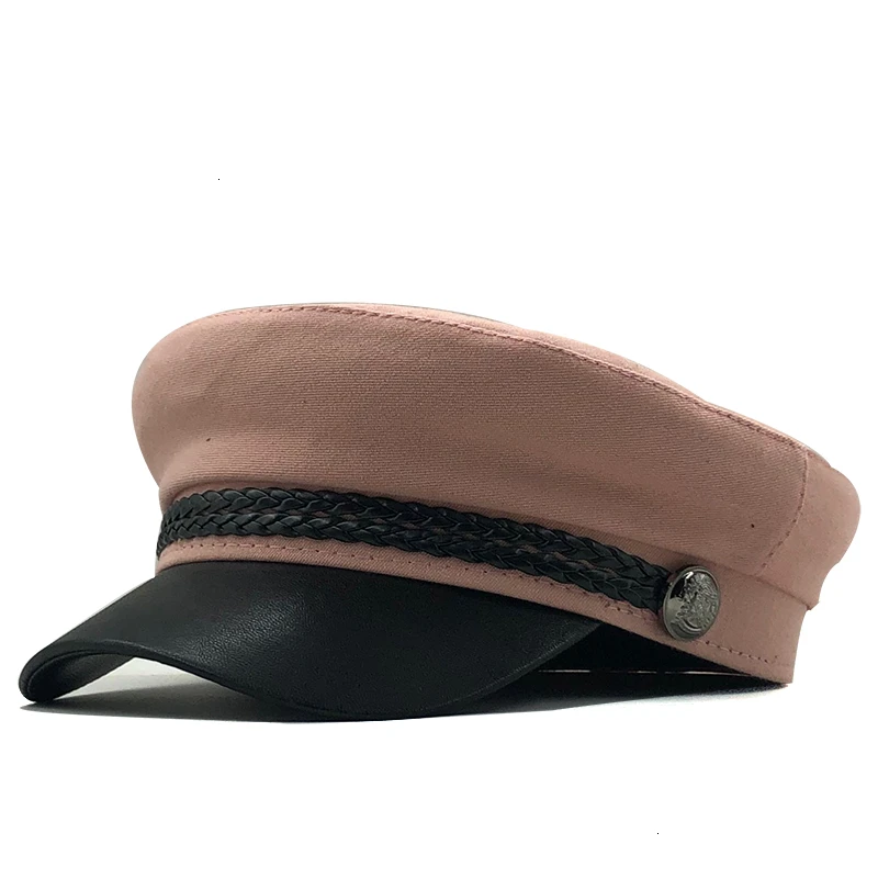 Casual Military Cap Man Woman Cotton Beret Flat Hats Captain Cap Trucker Vintage Sport Dad Bone Male