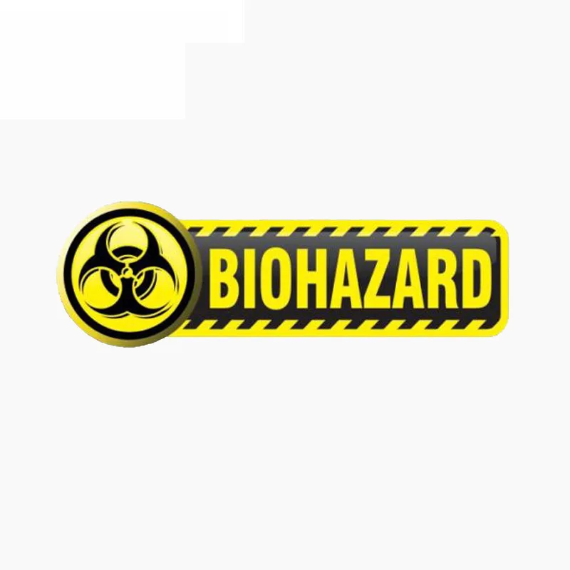 

Personality Car Sticker BIOHAZARD Sign Reflective The Tail of The Car Decal for Kia Ceed Seat Ibiza Passat Golf 7,11cm*4cm