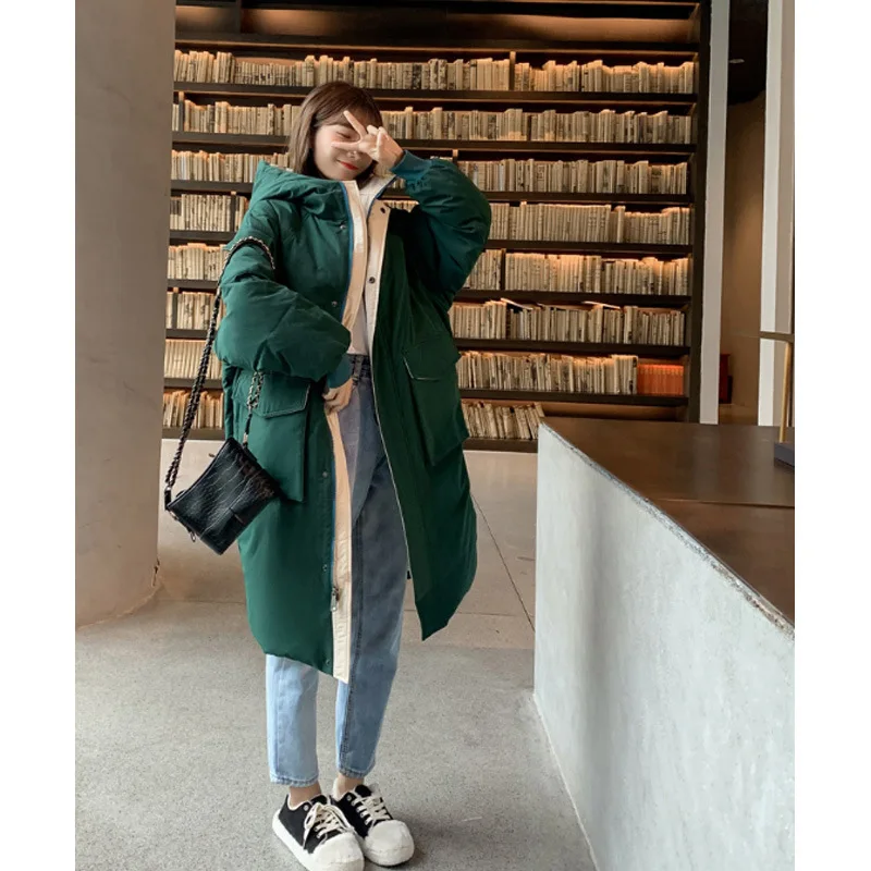 

Down Jacket Cotton-padded Clothes Women's Short Winter 2019 New Style Korean-style INS down Coat Cotton-padded Jacket Loose Thic