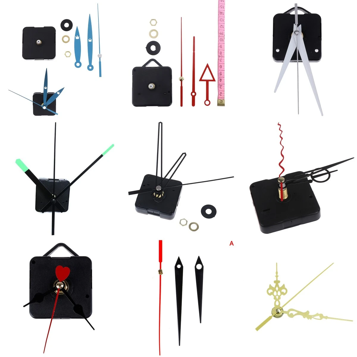 1 Set Wall Clock Mechanism Watch Diy Mechanism Quartz Clock Movement Parts Replacement Repair Clock Parts Hands Tools Aliexpress