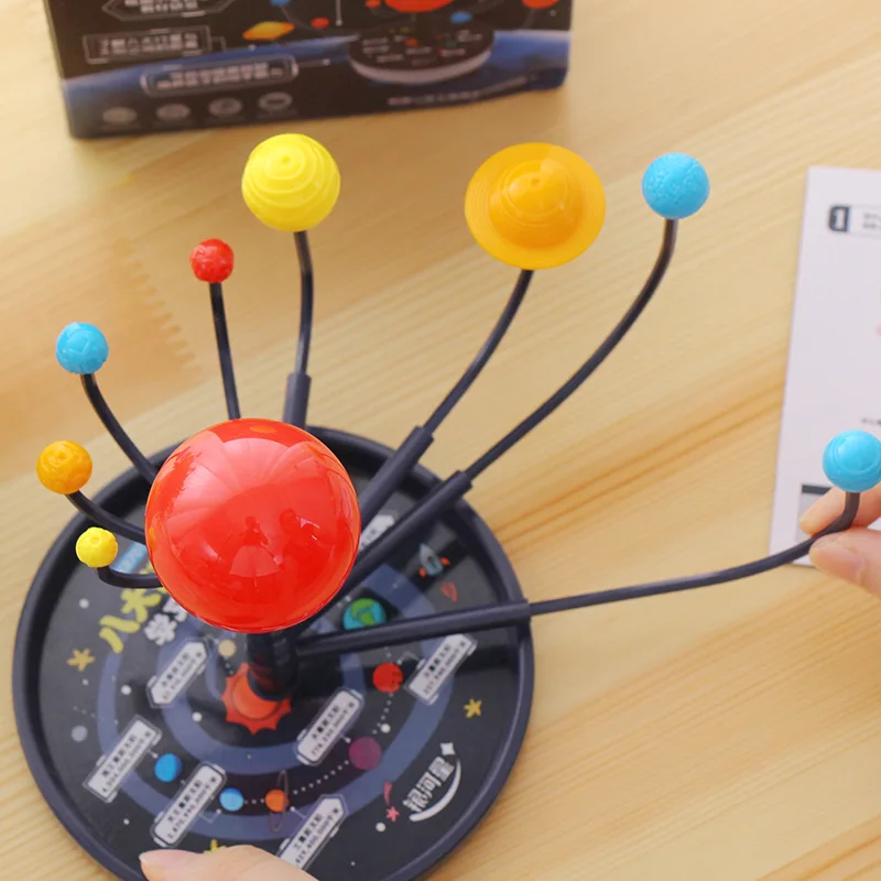 Montessori Educational Toys for Children Early Learning Materials Baby Intelligence Planets Science Solar System Teaching Model - Image 6