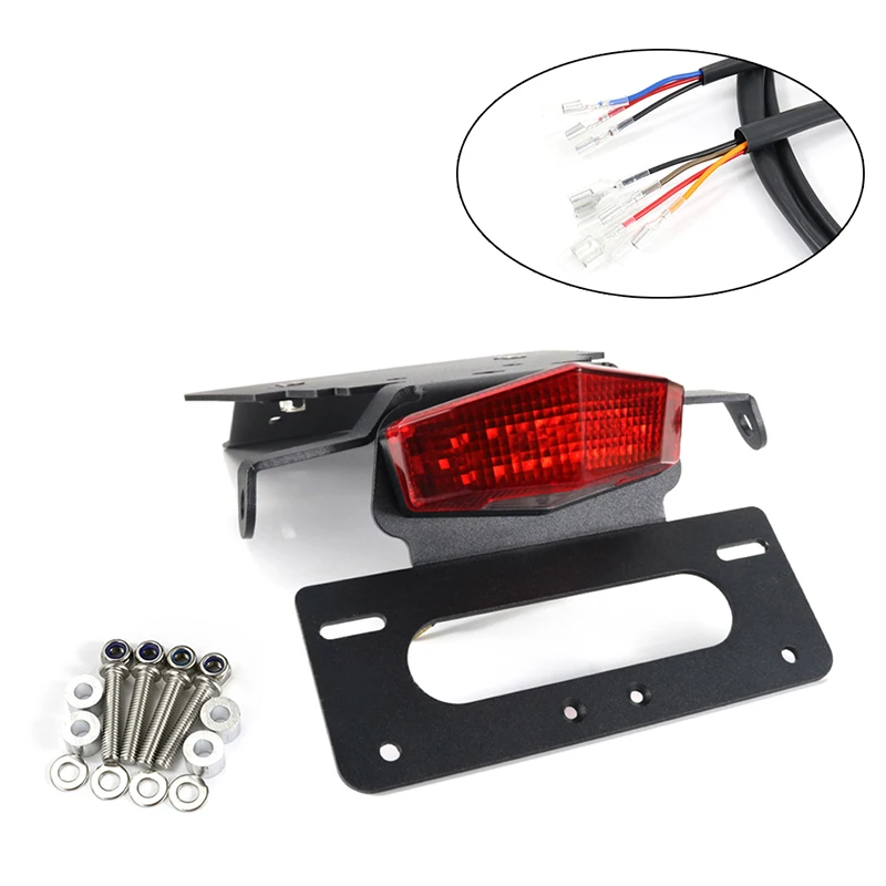 Misura Per Triumph Bonlivet100/Se/Scrambler/Thrudurevoli Numero Targa Portatarga Coda Posteriore Ordinata Kit Eliminatore Parafango