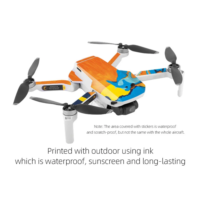 Стикер для дрона для DJI Mavic Mini, водонепроницаемый ПВХ стикер, наклейки для кожи, ручная нарисовка, защитная наклейка, набор мини-дронов, аксессуары