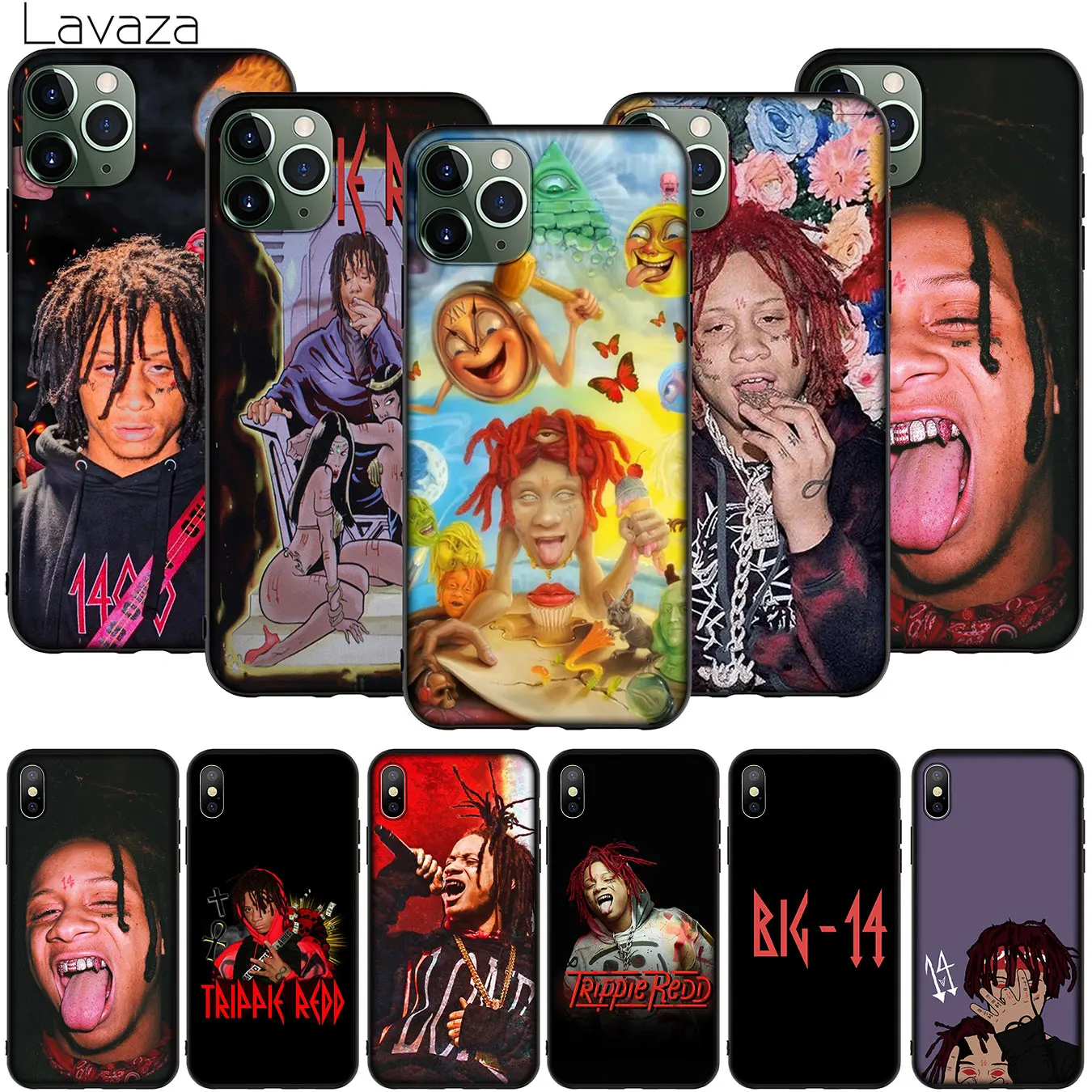 Trippie Redd singer Rap Soft Silicone Phone Case for iPhone 11 Pro XR X XS Max 10 7 8 6 6S 5 5S SE Cover |