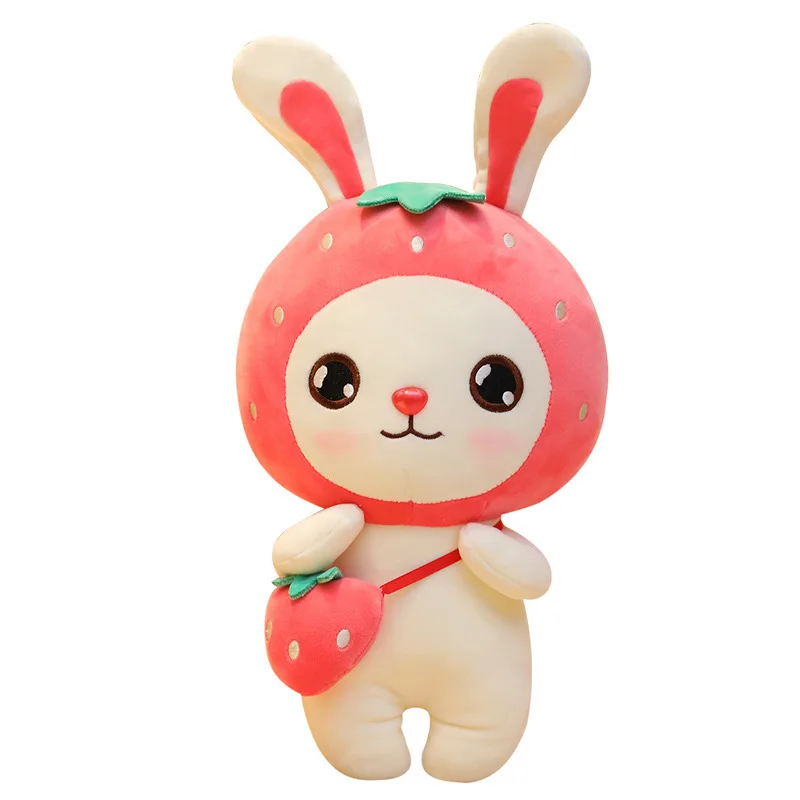 

Cute Fruit Plush Toy Rabbit Mashimaro Doll GIRL'S Large Size Doll Pillow Customizable