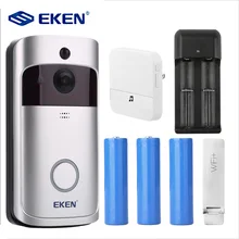 Eken V5 смарт WiFi видео дверной звонок камера визуальный домофон с колокольчиком ночного видения IP дверной звонок беспроводная домашняя камера безопасности