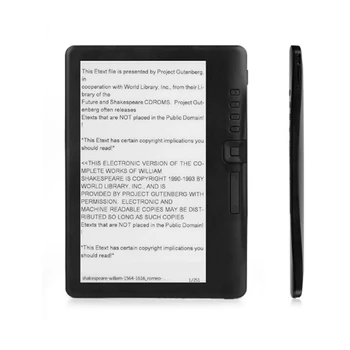 

7 Inch Ebook Reader E-Ink LCD Color Sn Smart with HD Resolution Digital E-Book Video MP3 Music Player Supports TF Card
