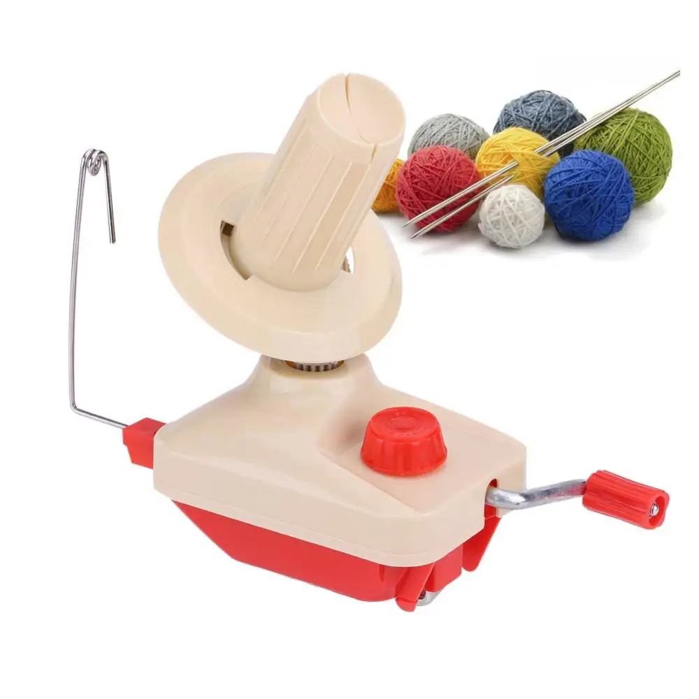 Knitting Roll String Yarn Fiber Wool Thread Ball Winder Hand Operated Holder