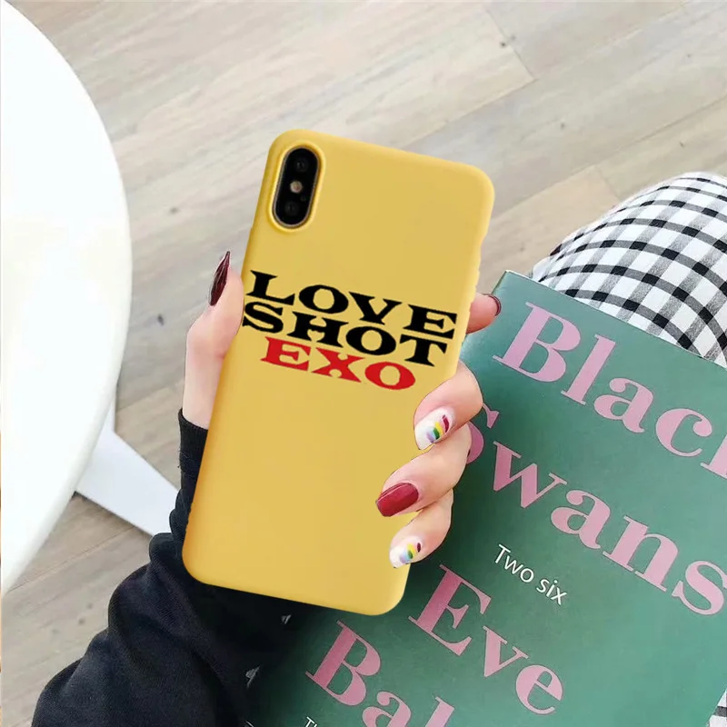 Exo Love Shot чехол для телефона для IPhone 11 Pro Max X 7 Plus XS 10 чехол силиконовый чехол для телефона для IPhone 6S 8 6 Plus XS Max чехол