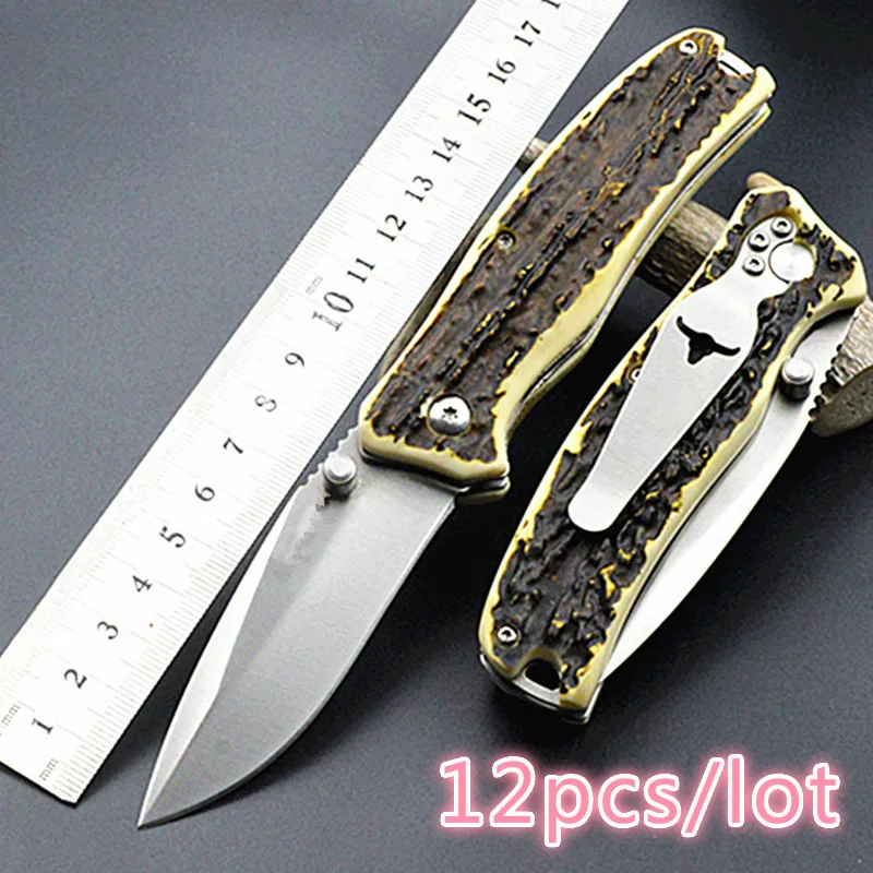 12pcs/lot Military Tactical Knife 57HRC Blade Folding Outdoor Pocket Survival Utility EDC Multi Tool Karambit Knives | Инструменты