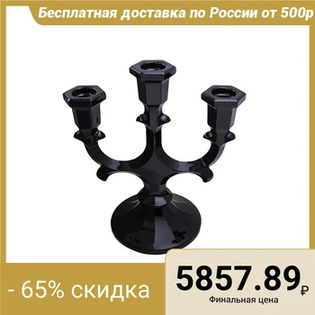 

Candlestick "Troiti" for 3 candles, black