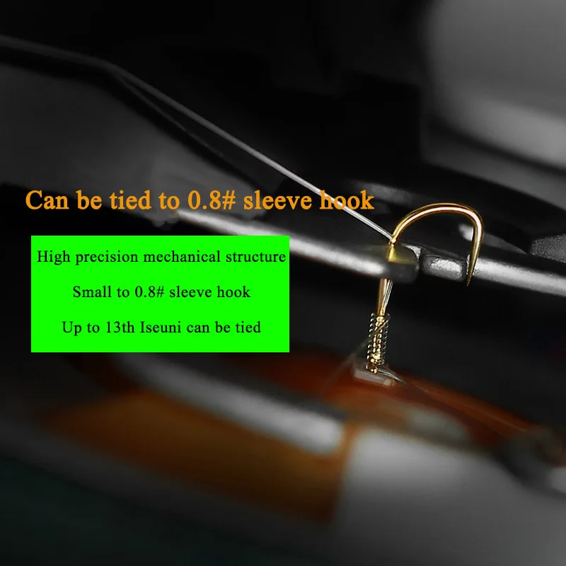 Automatic Electric Fishing Hook Tier Machine Portable Fishhook Line Knotting Device Fish Hooks Fast Tying Equipment Accessories