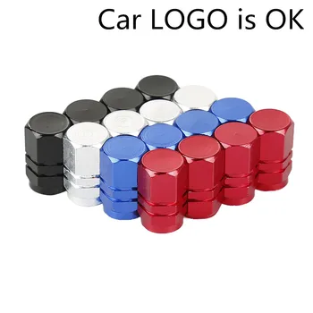 

Car Tire Valve Stem caps 4pcs Bolt-in Aluminum Theftproof valve caps Car Wheel Tires Valves Tyre Stem Air Caps