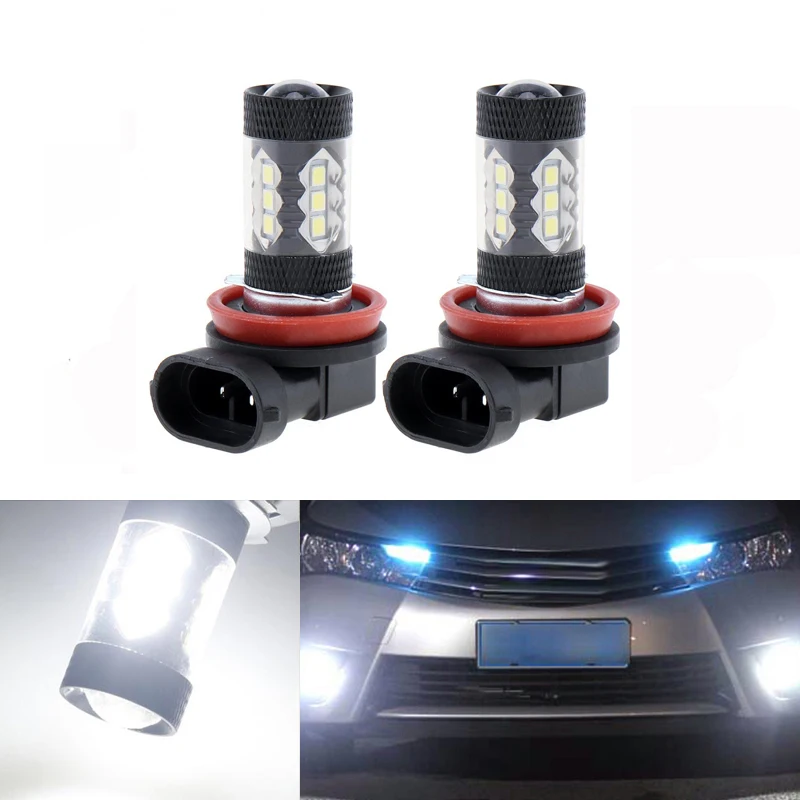 2x светодиодный H11 H8 светильник ing 3030SMD 16 Светодиодный Автомобильная