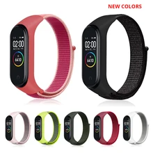 Нейлоновый ремешок-петля для Xiaomi Mi band 4 спортивный сменный Браслет дышащий ремешок для Xiaomi Mi band 3 Аксессуары для умных часов