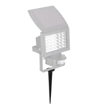 

Aluminum Alloy Replacement Part Ground Spike Holder Black Anti-Corrosion Easy Install Lighting Fixtures Die-casting Heavy Duty