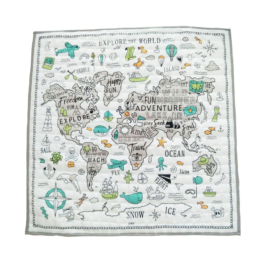 Коврик детский игровой квадратный 120x120 см|Коврики развивающие| |