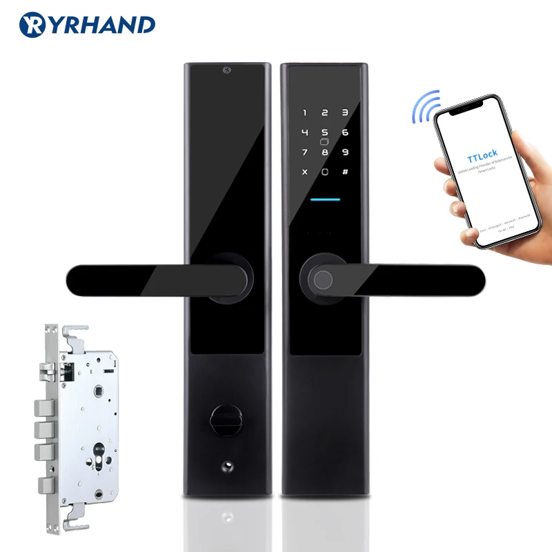 Электронный смарт замок с Bluetooth Wi Fi сканирование отпечатка пальца|Электрический