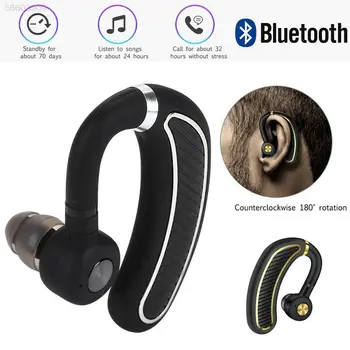 

K21 Unilateral Super long standby Sports Headset HD Single Business Earphone Ear Hook Earphones Bluetooth Handsfree Hearsets